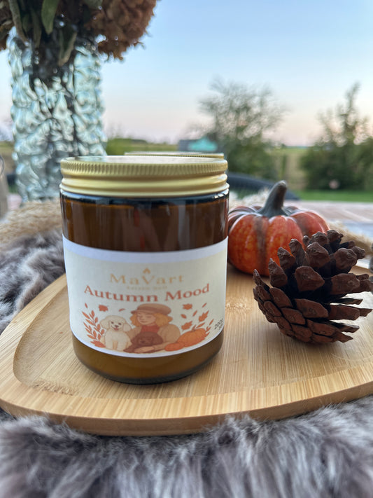 Magische Herbstkerzen mit Orakel