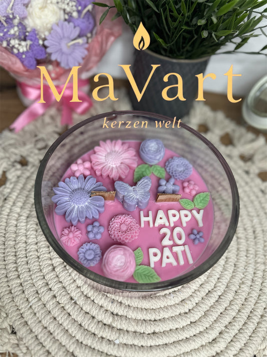 KERZE "FLORA"